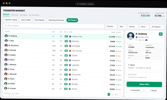 Transfer market